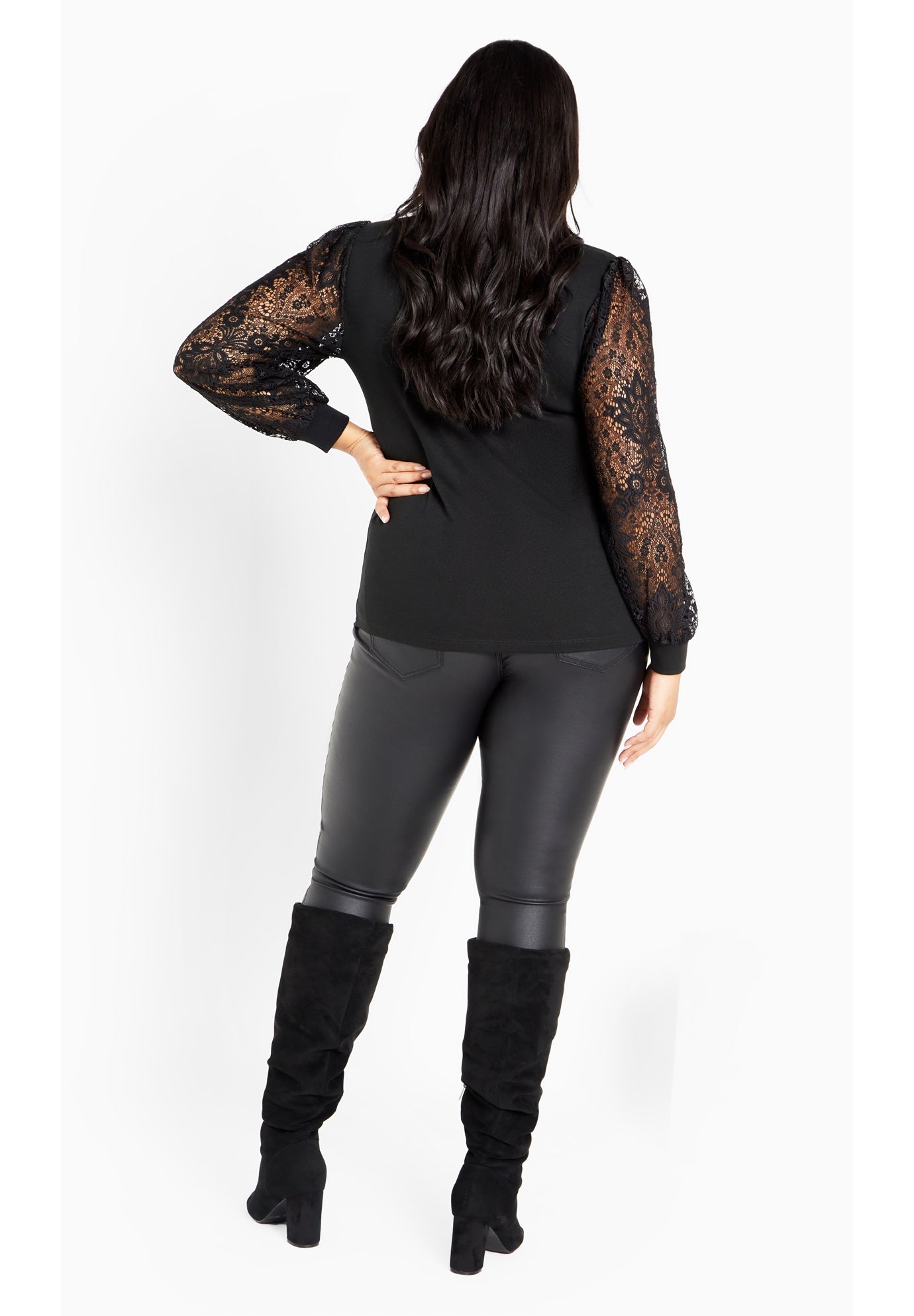 Parker Lace Long Sleeve Top image number 2
