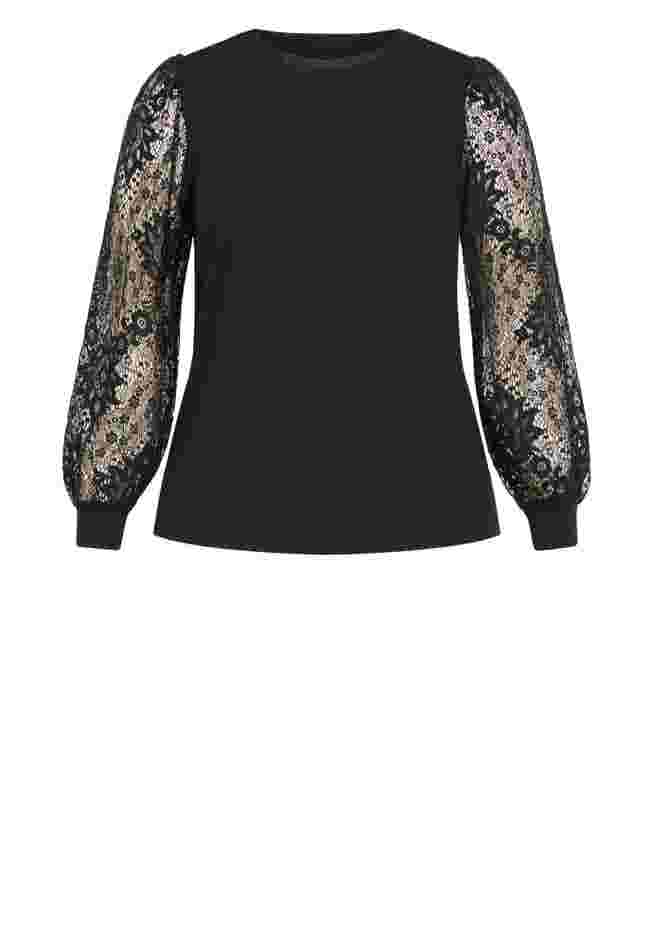 Parker Lace Long Sleeve Top image number 3