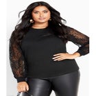 Parker Lace Long Sleeve Top image number null