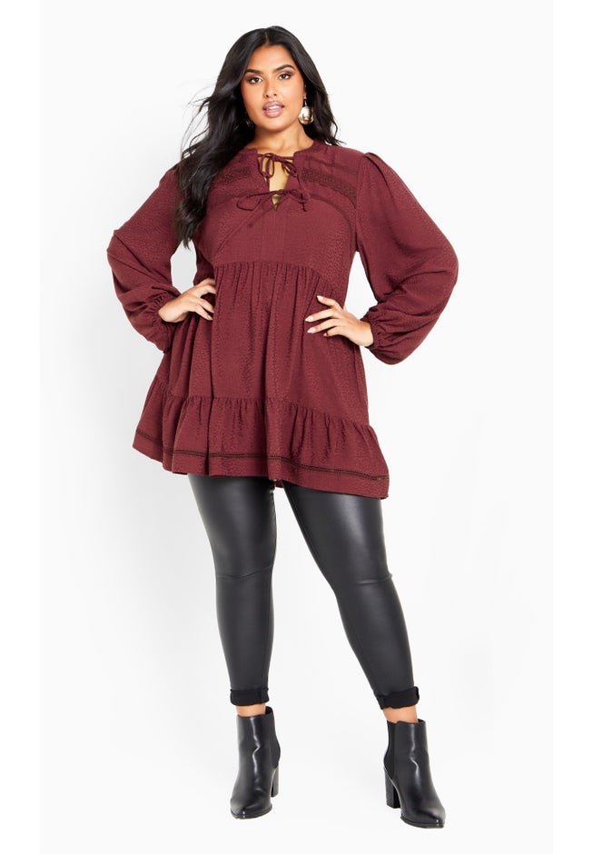 Brielle Embroidered Tunic Dress image number 2