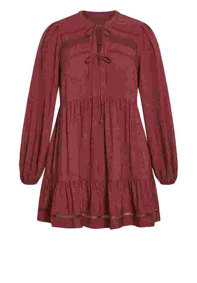 Brielle Embroidered Tunic Dress image number 4