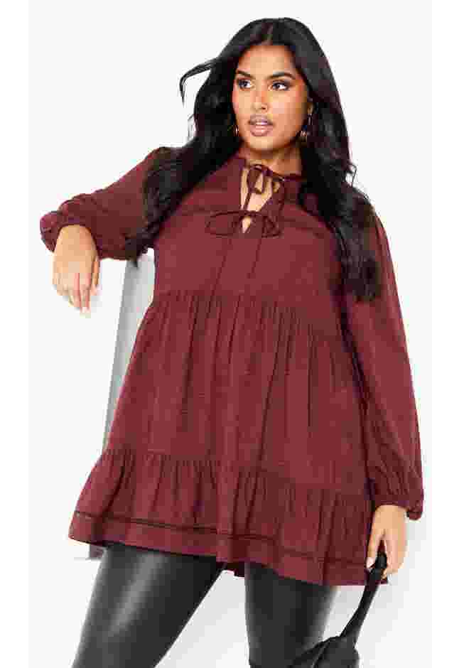 Brielle Embroidered Tunic Dress image number 0