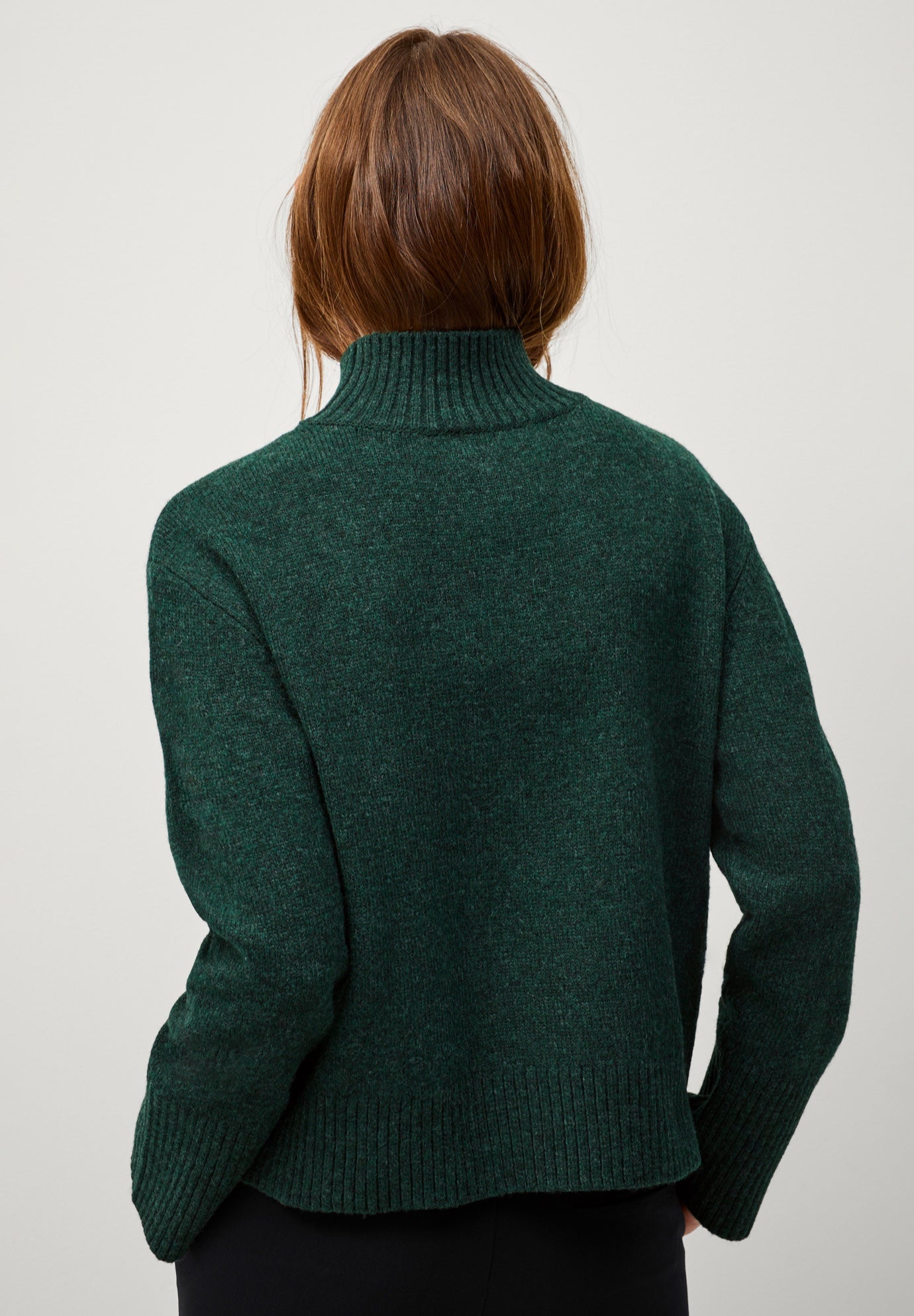 Boxy Mock Neck Pullover image number 1