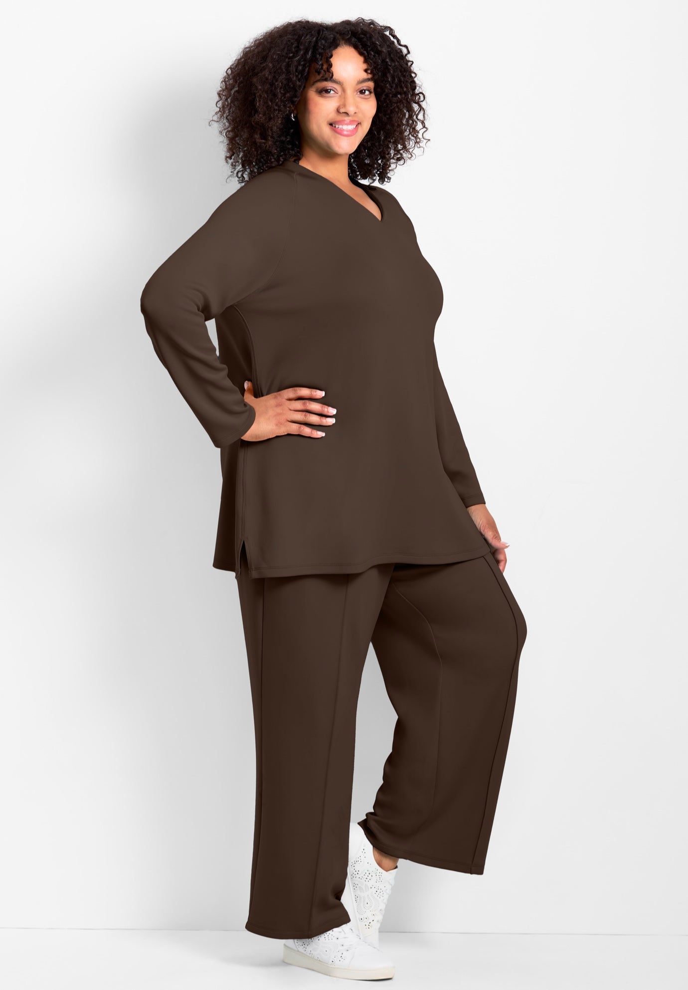 V-Neck Tunic Top image number 2