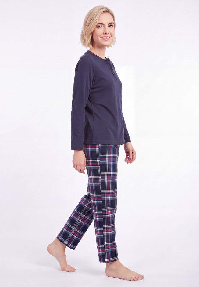 Flannel Sleep Pant With Drawstring Waist image number 2