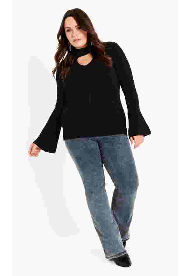 Zoe Ribbed Knit Sweater image number 2