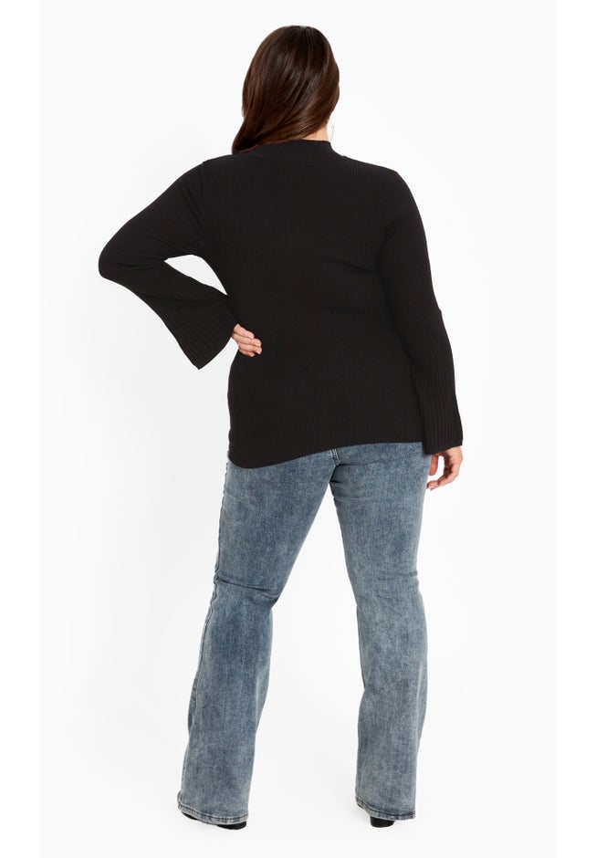 Zoe Ribbed Knit Sweater image number 3