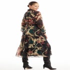 Mock-Neck Chiffon Midi Dress image number null