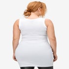 Stretch Knit Jersey Scoopneck Sleeveless Tank image number null