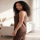 Stretch Knit Jersey Scoopneck Sleeveless Tank image number null