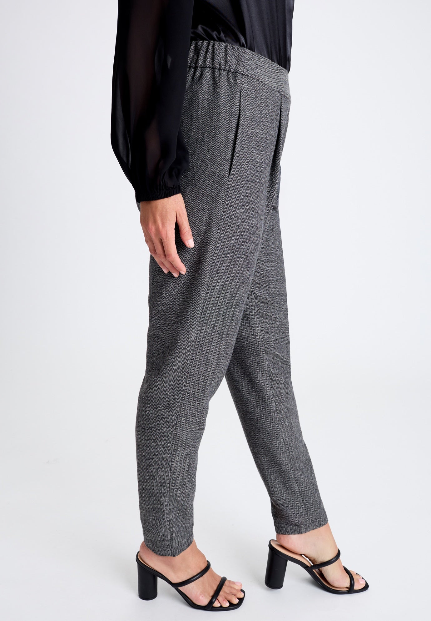 Herringbone Straight Leg Pant image number 3