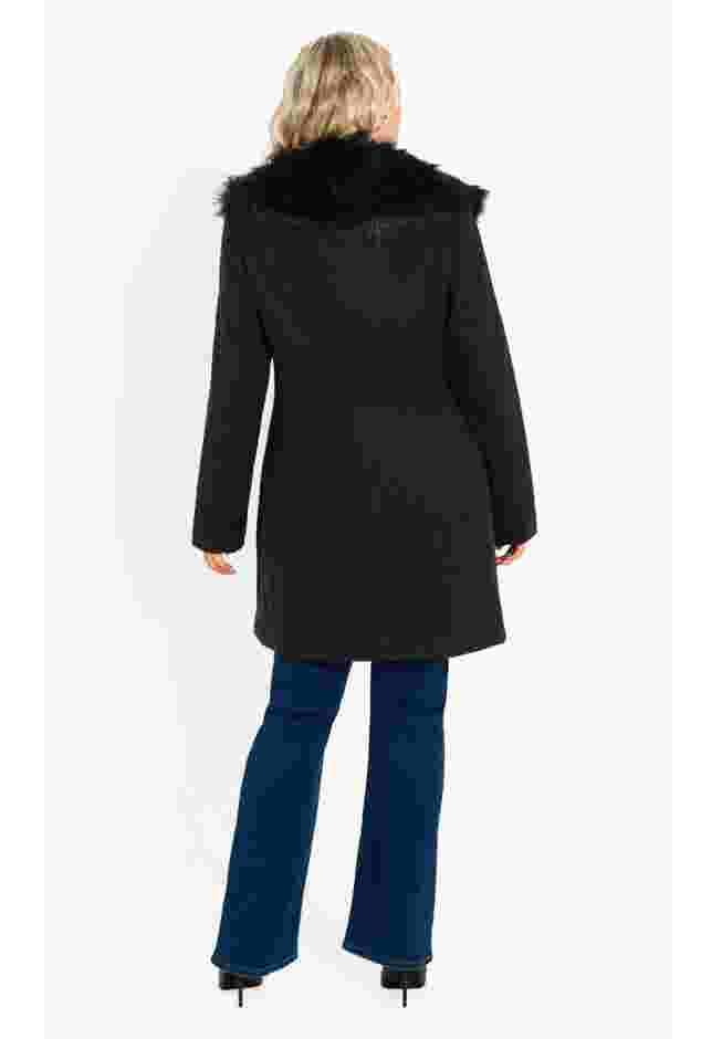 Elle Faux Wool Coat image number 4