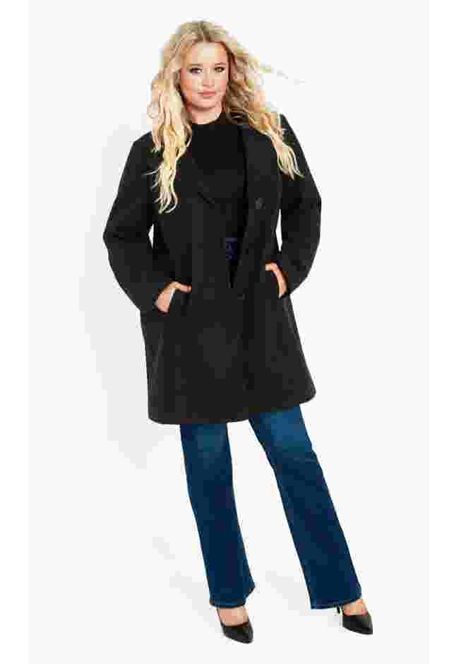 Elle Faux Wool Coat image number 5