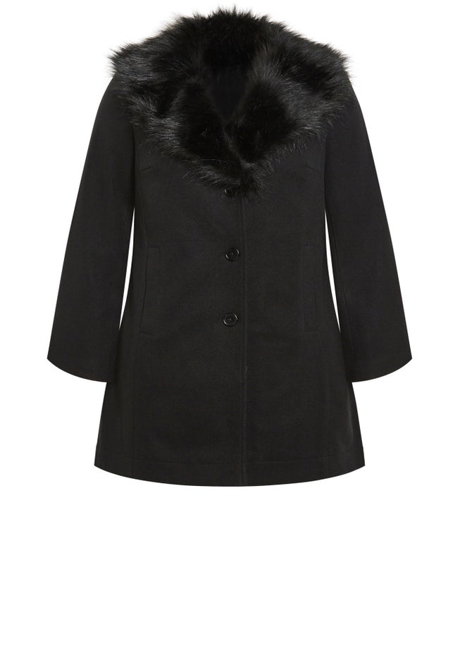 Elle Faux Wool Coat image number 7