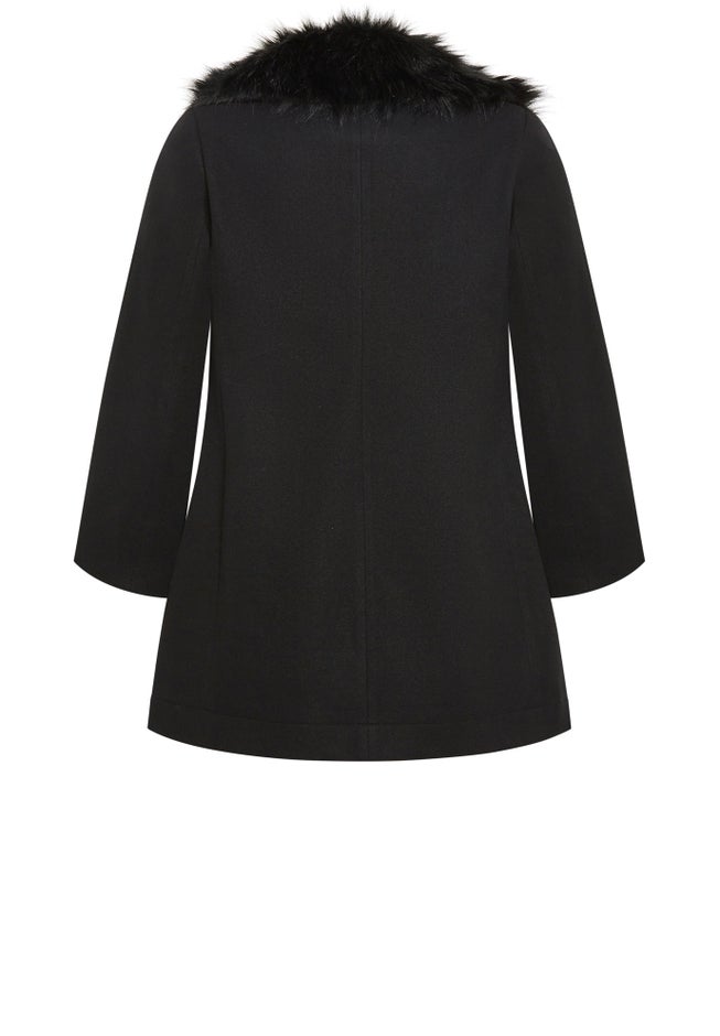 Elle Faux Wool Coat image number 8