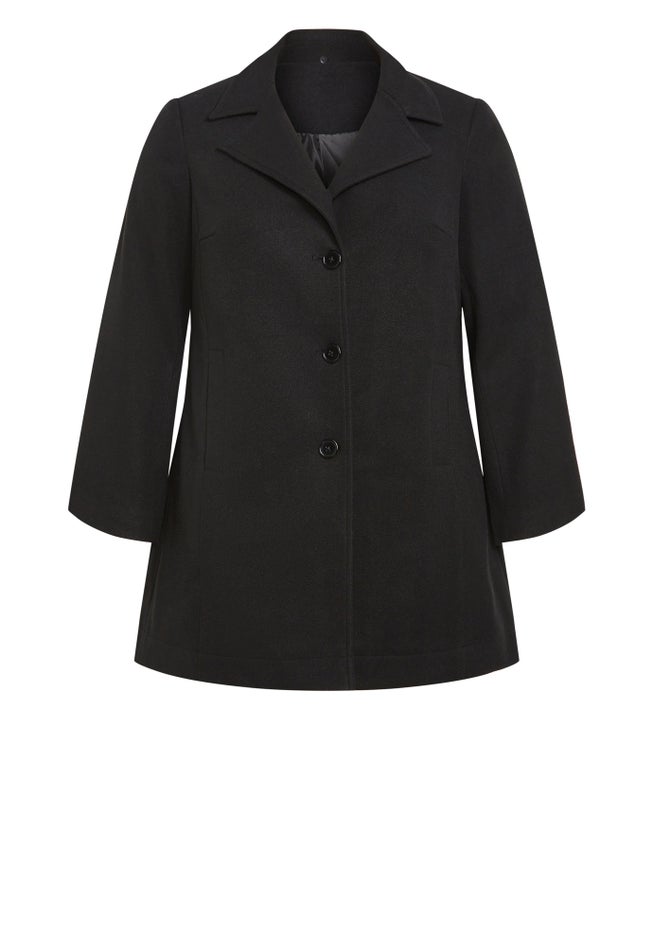 Elle Faux Wool Coat image number 9