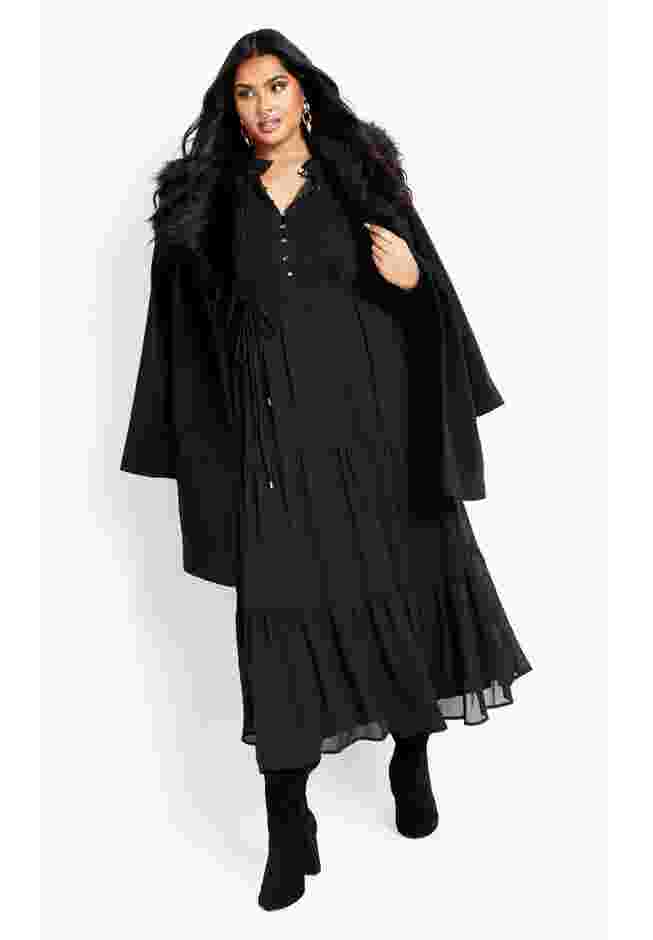 Jasmine Long Sleeve Tiered Maxi Dress image number 2