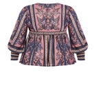 Serene Long Sleeve Placement Top image number null