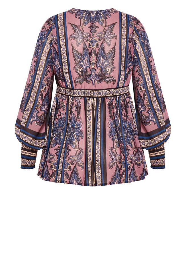 Serene Long Sleeve Placement Top image number 5