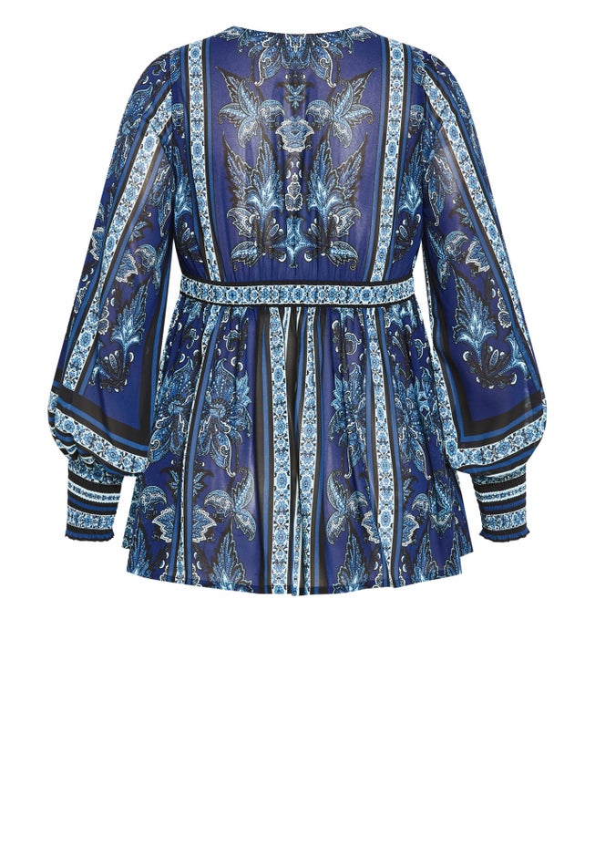 Serene Long Sleeve Placement Top image number 5