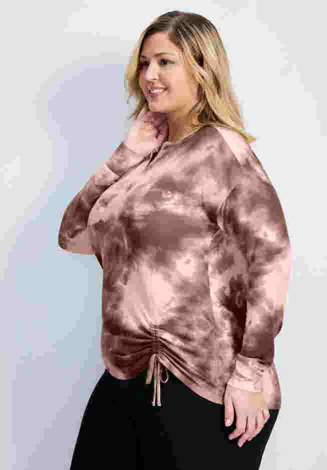 Skylar Tie Dye Hacci Top image number 2