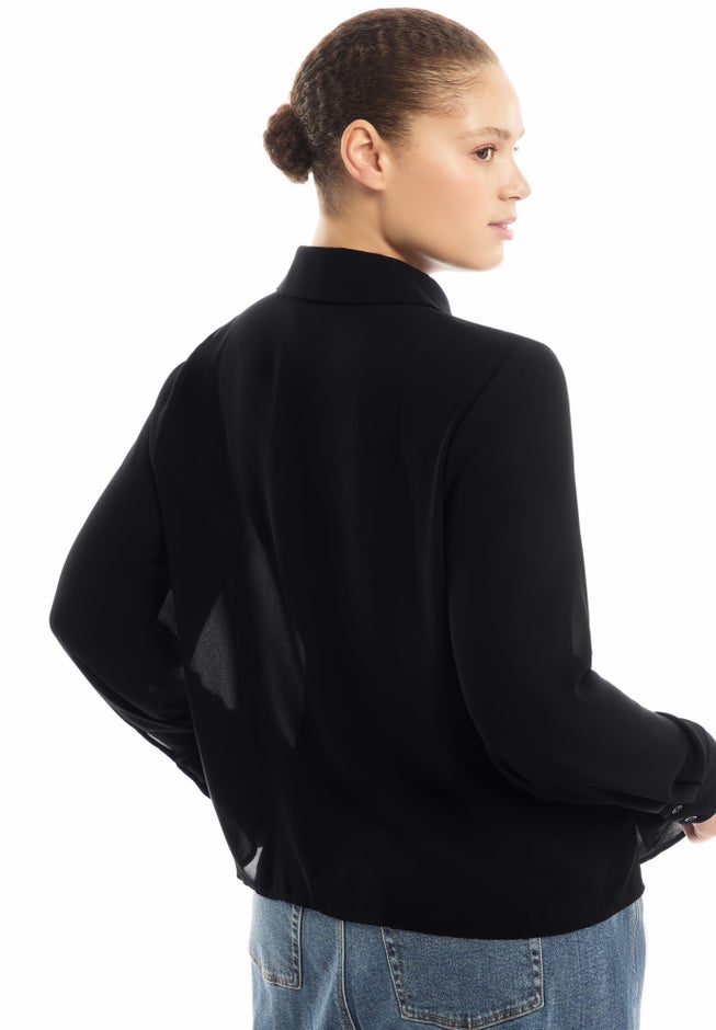 Ruffled Georgette Blouse image number 1