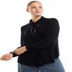 Ruffled Georgette Blouse image number null