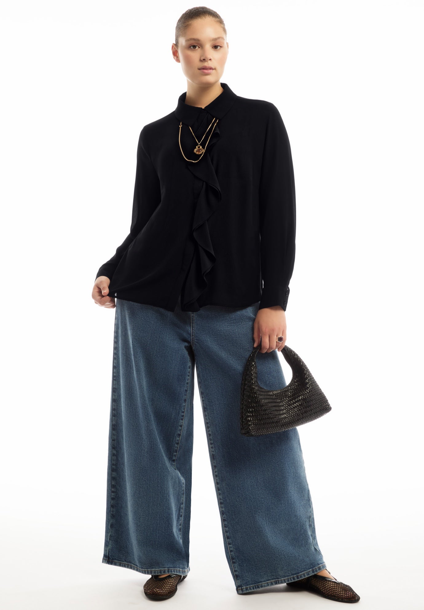 Ruffled Georgette Blouse image number 0