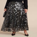 Sequin Paillette Full Skirt image number null