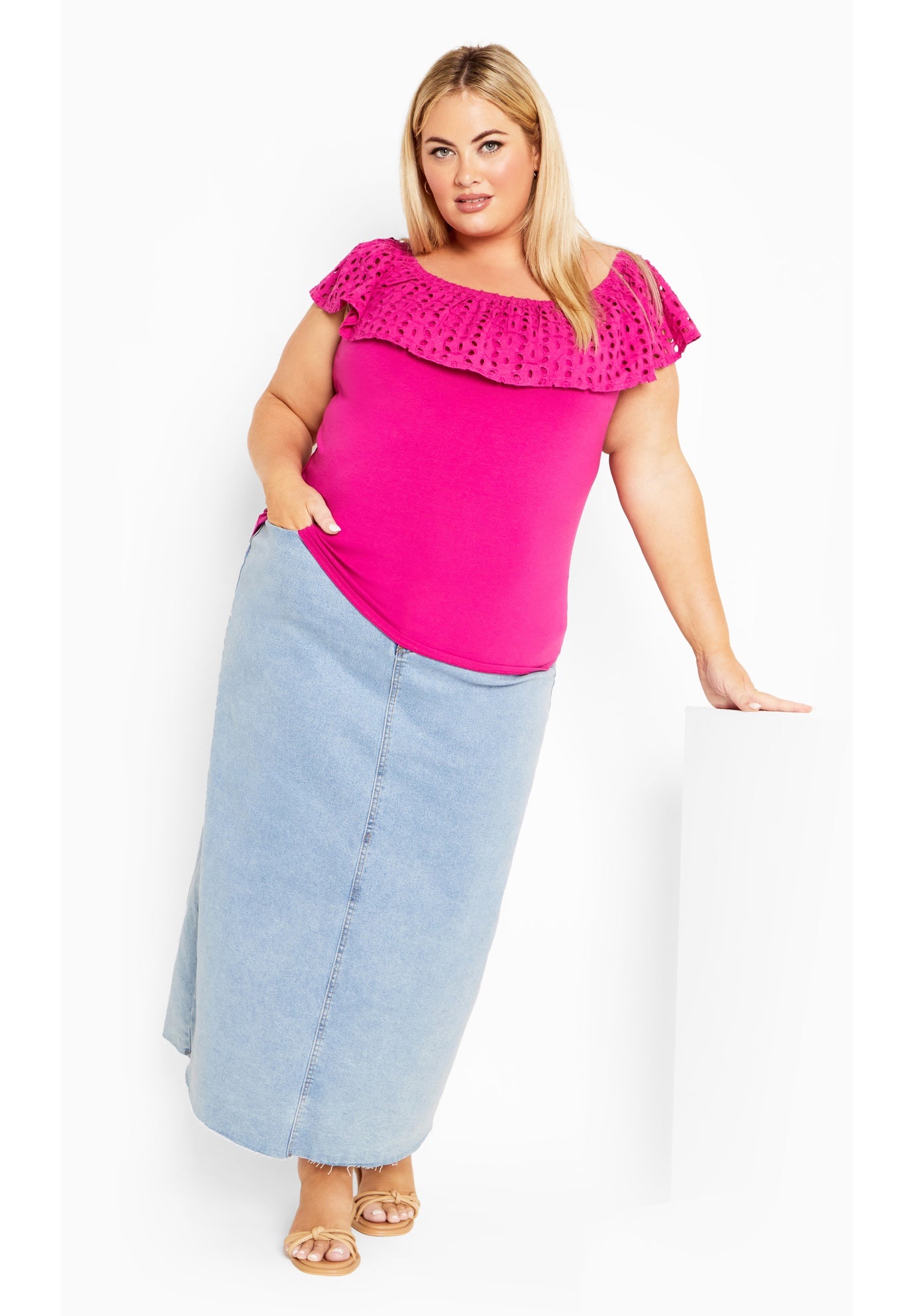 Lexi Mixed Media Top image number 4