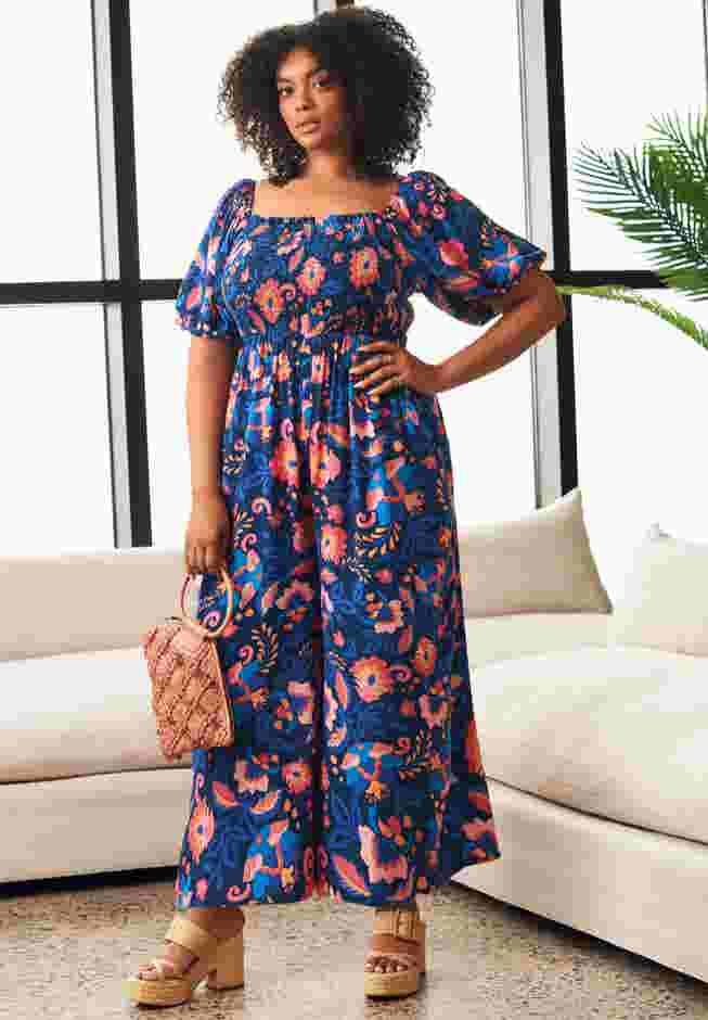 Annabelle Print Jumpsuit image number 4
