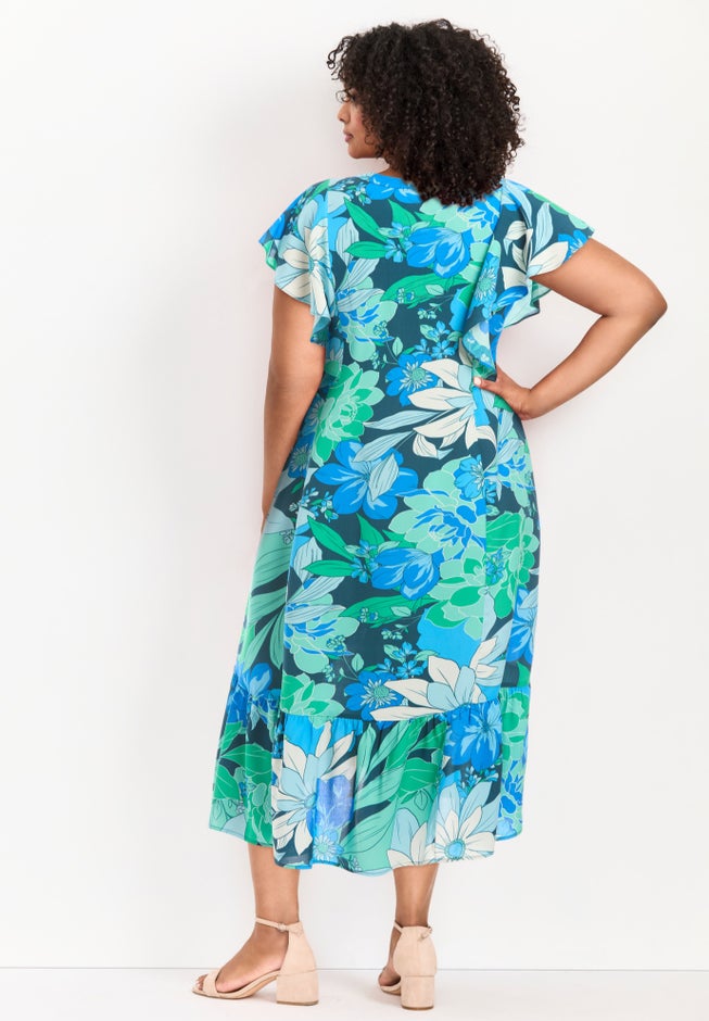 Bellini Flutter Sleeve Dress image number 1