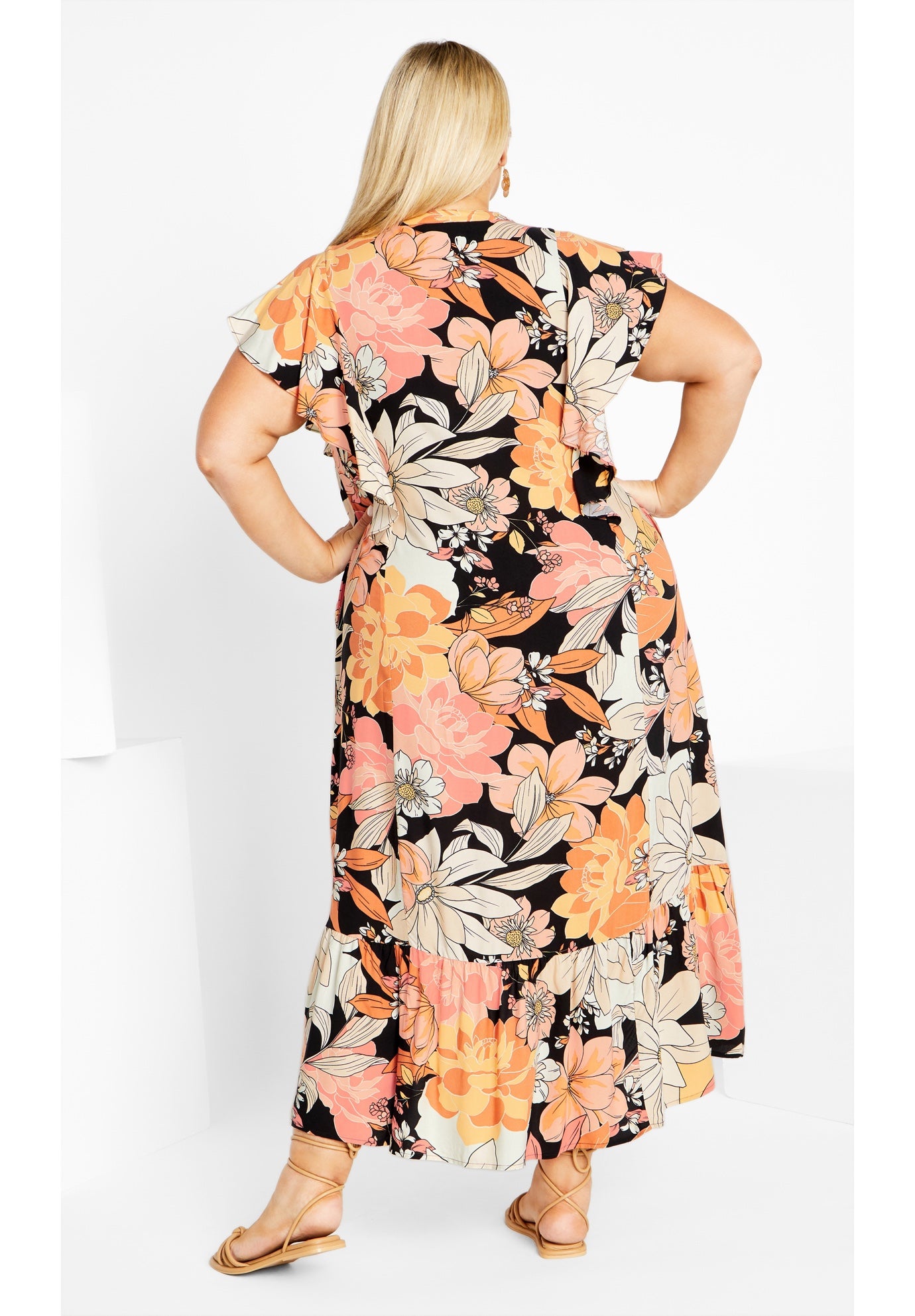 Bellini Flutter Sleeve Dress image number 1
