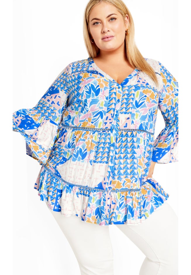 Laura Print Shirt image number null