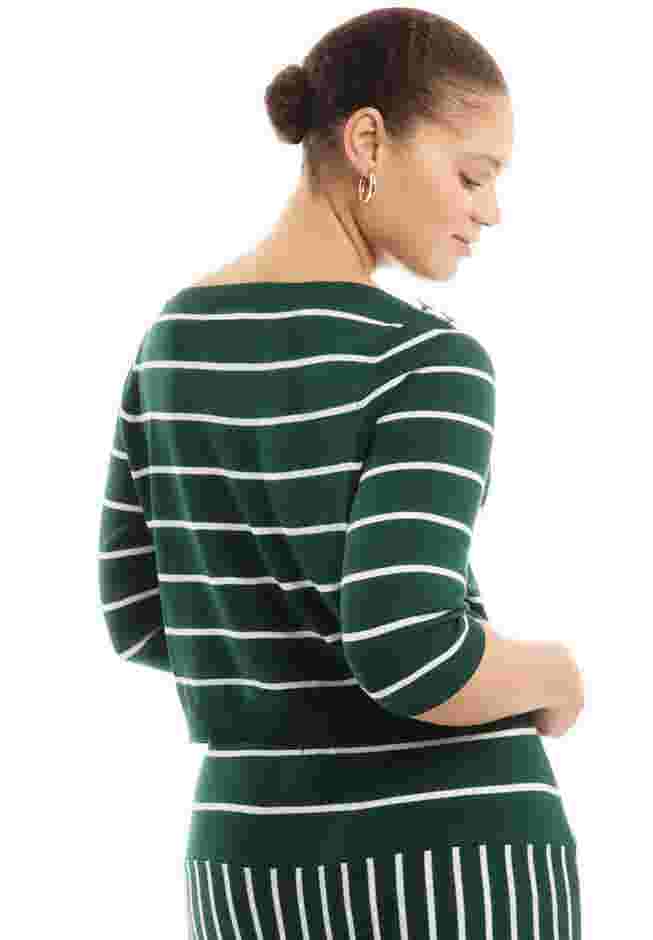 Cropped Boat Neck Sweater image number 1