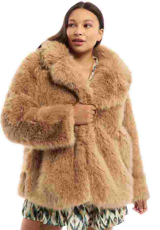 Faux Fur Coat image number 3