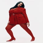 Belted Ponte Blazer image number null