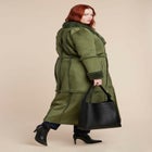 Long Sherpa Lined Coat image number null