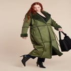 Long Sherpa Lined Coat image number null