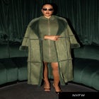 Long Sherpa Lined Coat image number null