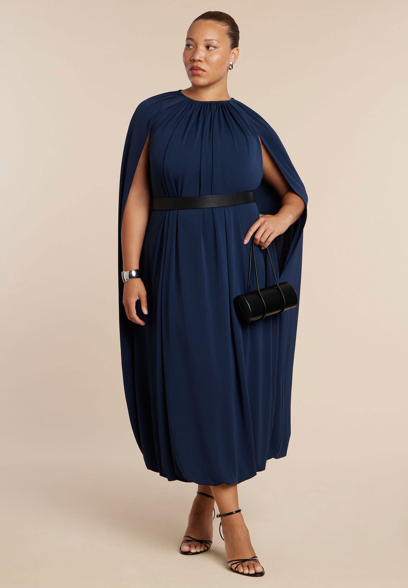 Cape Bubble Dress image number 1