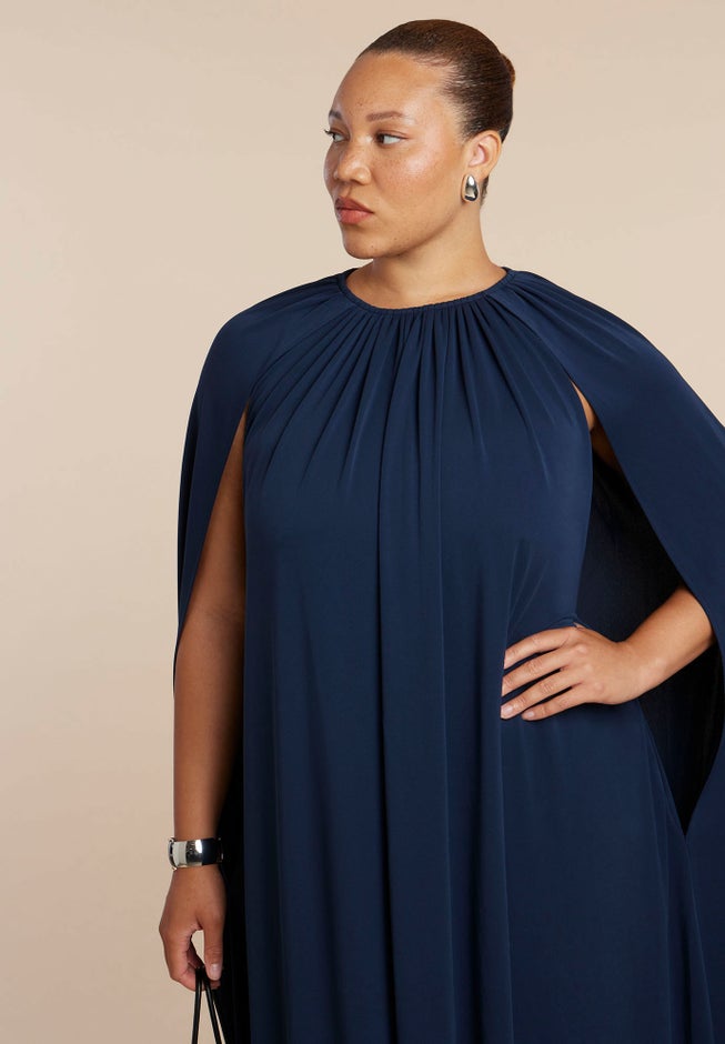 Cape Bubble Dress image number 4