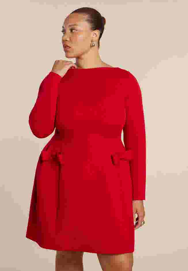 Long Sleeve Pocket Mini Dress image number 2