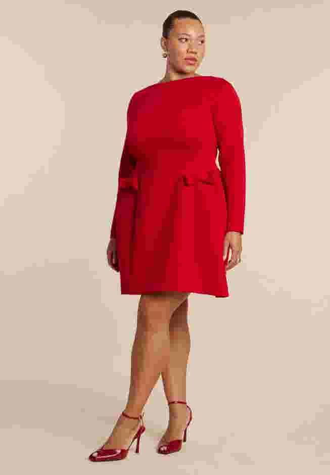 Long Sleeve Pocket Mini Dress image number 0
