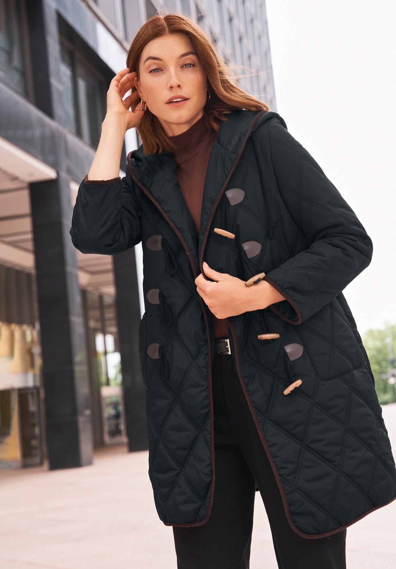 Quilted Toggle Jacket image number 0