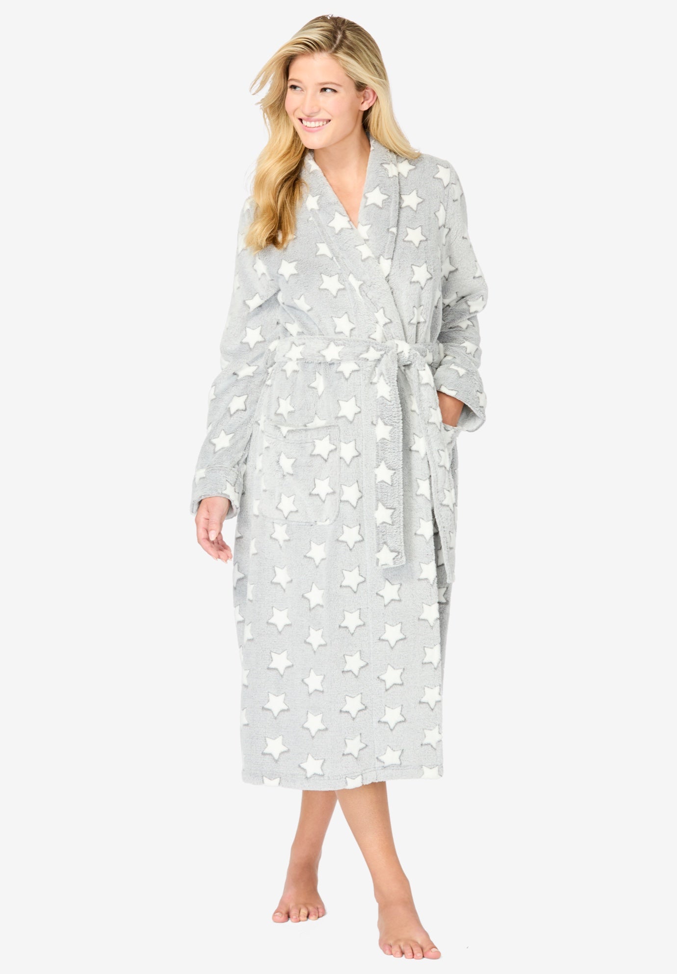 Avenue Body Fluffy Robe Wrap image number 0