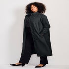Funnel Neck Long Coat image number null