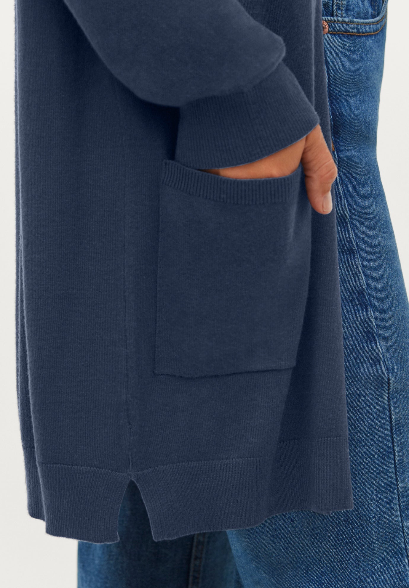Long Button Front Cardigan image number 3