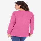 Plus Size Ultimate Cotton Crewneck Long Sleeve Tee image number null