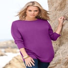 Plus Size Ultimate Cotton Crewneck Long Sleeve Tee image number null